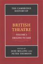 The Cambridge History of British Theatre 3 Volume Paperback Set