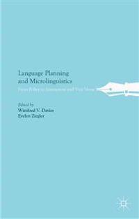 Language Planning and Microlinguistics