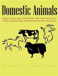 Domestic Animals: History and Description of the Horse, Mule, Cattle, Sheep, Swine, Poultry and Farm Dogs. with Directions for Their Man