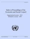 Index to proceedings of the Economic and Social Council