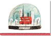 London Snowglobe Small Boxed Holiday Cards