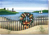 Festive Seashore Deluxe Boxed Holiday Cards