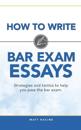 How to Write Bar Exam Essays