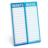 Wants/Needs Perforated Pad