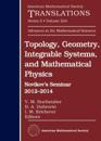 Topology, Geometry, Integrable Systems, and Mathematical Physics