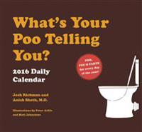 What's Your Poo Telling You 2016 Daily Calendar