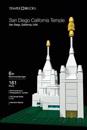 Temple Bricks: San Diego California Temple: Construction Toy Building Instructions