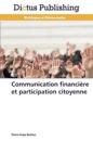 Communication Financière Et Participation Citoyenne