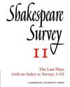 Shakespeare Survey With Index 1-10