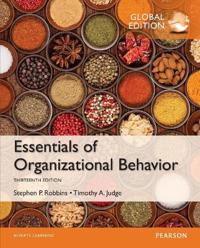 Essentials of Organizational Behavior Olp with Etext, Global Edition