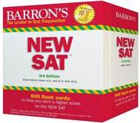 Barron's New SAT Flash Cards, 3rd Edition: 500 Flash Cards to Help You Achieve a Higher Score