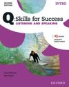 Q: Skills for Success: Intro Level: Listening & Speaking Student Book with iQ Online