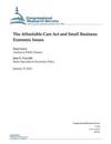 The Affordable Care ACT and Small Business: Economic Issues