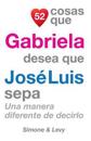 52 Cosas Que Gabriela Desea Que José Luis Sepa: Una Manera Diferente de Decirlo