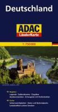 ADAC LänderKarte Deutschland 1 : 750 000