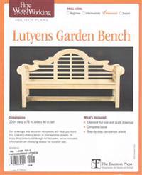 Fine Woodworking's Lutyens Garden Bench