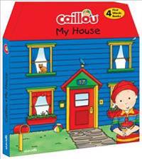 Caillou, My House: Includes 4 Chunky Board Books