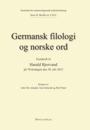 Germansk filologi og norske ord