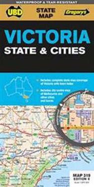 Victoria State and Cities Map 319 6th