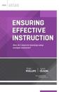 Ensuring Effective Instruction