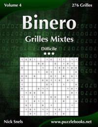 Binero Grilles Mixtes - Difficile - Volume 4 - 276 Grilles