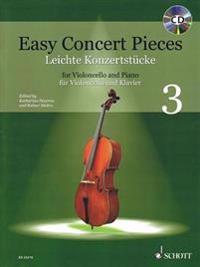 Easy Concert Pieces Volume 3: Cello and Piano