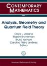 Analysis, Geometry and Quantum Field Theory