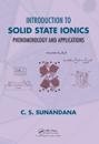 Introduction to Solid State Ionics