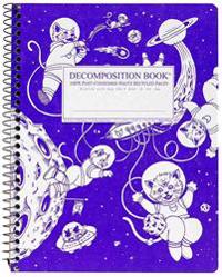 Kittens in Space Coilbound Decomposition Book Ruled