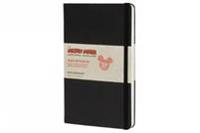 Moleskine Mickey Mouse Limited Edition Notebook, Large, Plain, Black, Hard Cover (5 X 8.25)