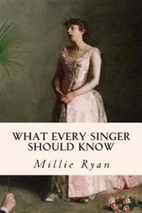 What Every Singer Should Know