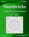 Numbricks Grades de Vários Tamanhos - Fácil ao Difícil - Volume 1 - 276 Jogos