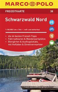 MARCO POLO Freizeitkarte 38 Schwarzwald Nord 1 : 100 000