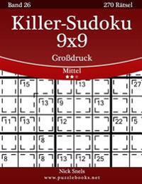 Killer-Sudoku 9x9 Grodruck - Mittel - Band 26 - 270 Ratsel