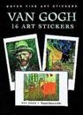 Van Gogh: 16 Fine Art Stickers