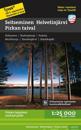 Seitseminen-Helvetinjärvi-Pirkan taival retkeilykartta, 1:25 000