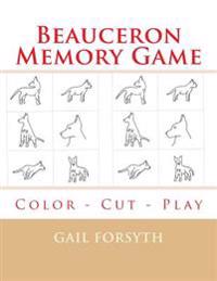 Beauceron Memory Game: Color - Cut - Play