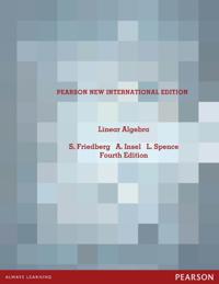 Linear Algebra: Pearson New International Edition