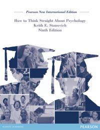 How To Think Straight About Psychology: Pearson New International Edition