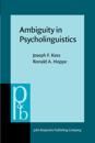 Ambiguity in Psycholinguistics