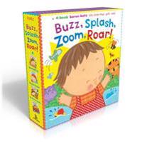 Buzz, Splash, Zoom, Roar!: 4-Book Karen Katz Lift-The-Flap Gift Set: Buzz, Buzz, Baby!; Splish, Splash, Baby!; Zoom, Zoom, Baby!; Roar, Roar, Bab