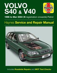 Volvo S40 & V40 (Petrol) Owner's Workshop Manual