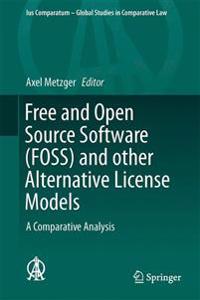 Free and Open Source Software Foss and Other Alternative License Models