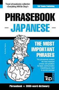 English-Japanese Phrasebook and 3000-Word Topical Vocabulary