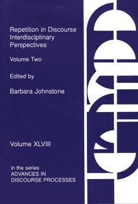 Repetition in Discourse: Interdisciplinary Perspectives, Volume 2