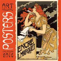 Art Nouveau Posters Wall Calendar 2016 (Art Calendar)