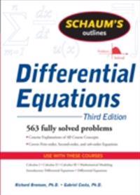 Schaum's Outline of Differential Equations, 3ed