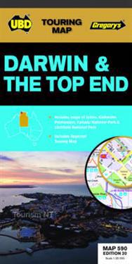 DarwinThe Top End Map 590 20th ed
