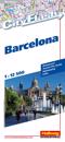 Barcelona, 1:12 500 (laminoitu, ydinkeskustan kartta)