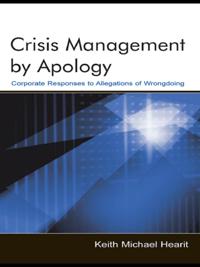 Crisis Management By Apology